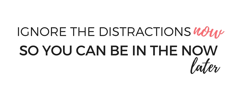 Ignore the distractions